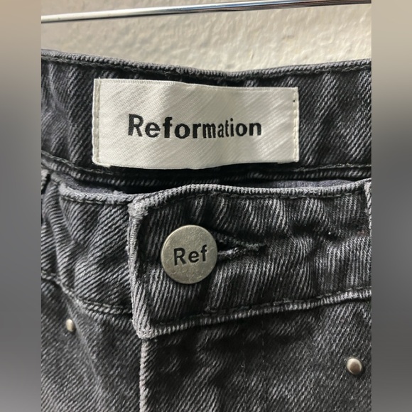 Reformation Harley High rise skinny jeans studded - Picture 6 of 9